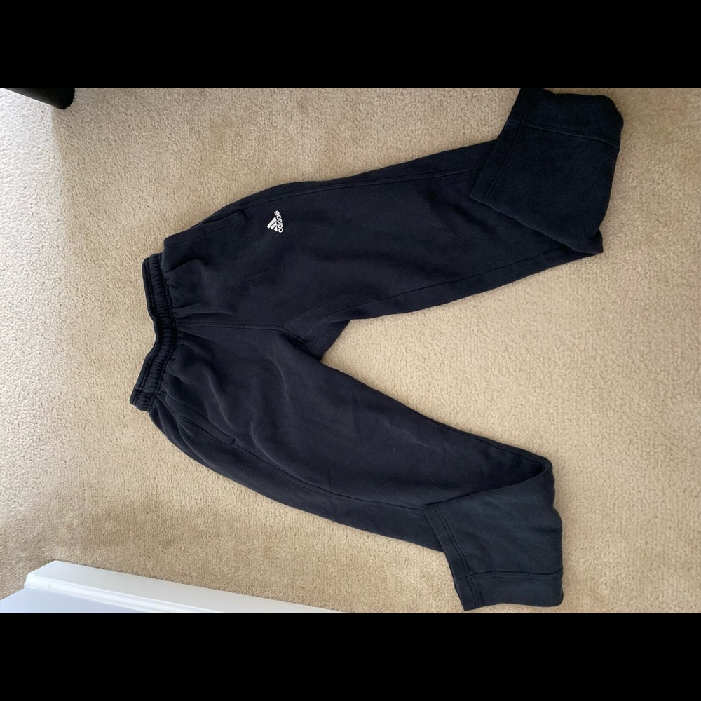 Adidas Black Sweatpants- SIZE: MENS S